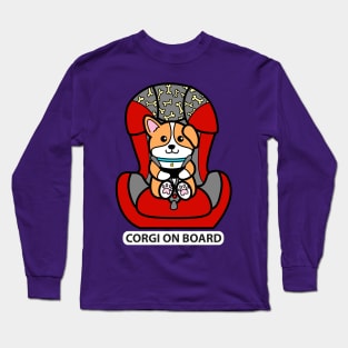 Corgi On Board Long Sleeve T-Shirt